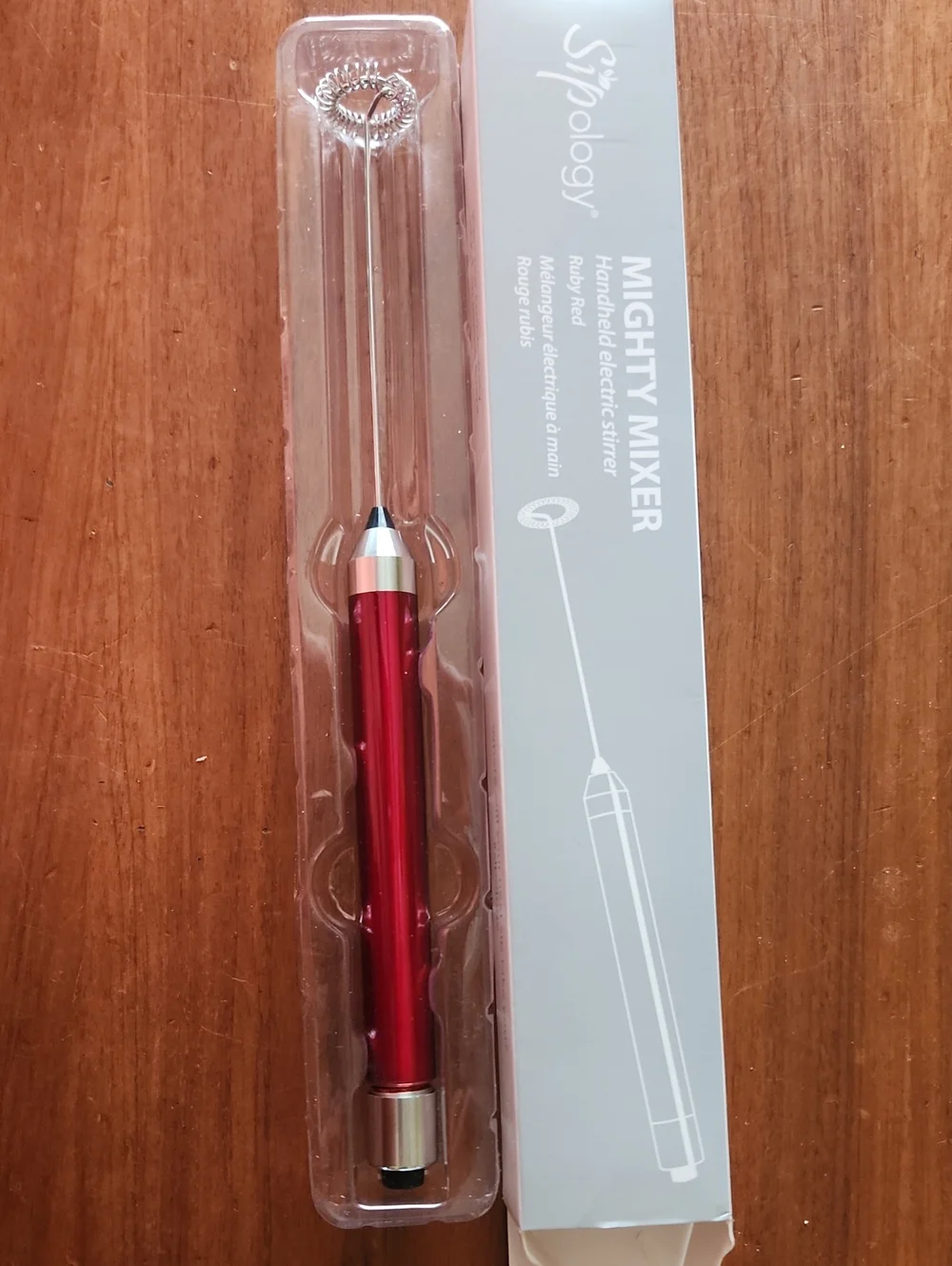 Siplogy Mighty Mixer Handheld Electric Mixer - Red